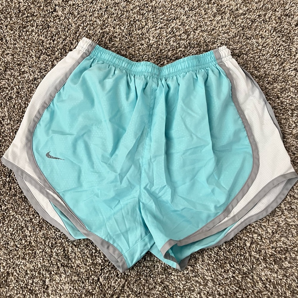 Women’s light Blue Nike Running Shorts Size Small Condition: Used-Very Good